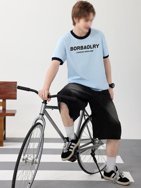 Camiseta de diseñador de marcas famosas, superventas, 100% algodón, camiseta de lujo, tendencia para hombre, ropa de diseñador guapa