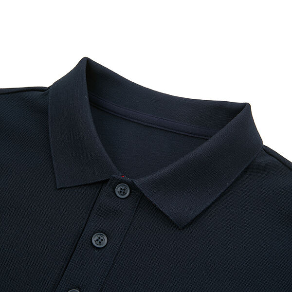 Camisa Polo de Diseñador Profesional para Hombre de Manga Larga Anti-arrugas de Alta Calidad para el Trabajo, Algodón Transpirable, Bordado Seco