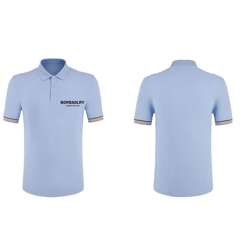 Camisas Polo Personalizadas para Golf de 170-210 Gramos, Camiseta Polo de Manga Corta de Alta Calidad para Hombre