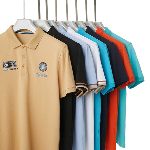 Camisetas de polo masculinas de manga corta camiseta de algodón nueva tendencia de moda suéter camiseta de polo para hombres