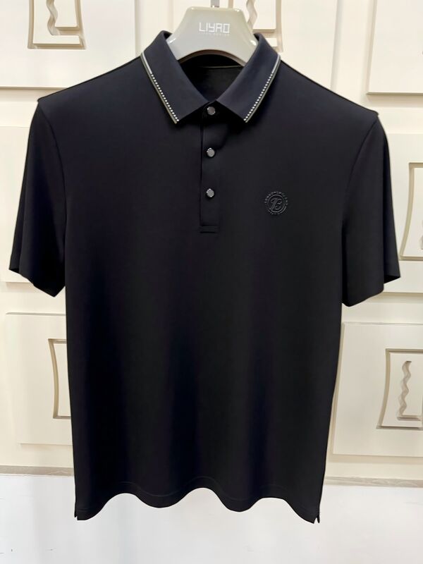 Camisas Polo de Manga Corta para Hombre de Tallas Grandes, Coloridas, de Alta Calidad y Personalizadas con Logo, a la Moda para Primavera y Verano