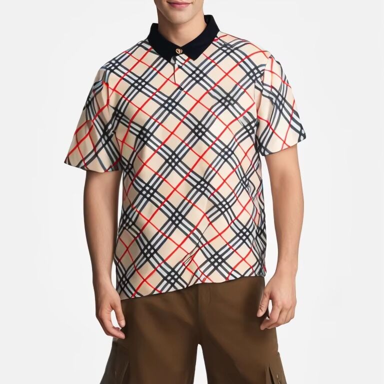 Ropa Camiseta para Hombre Camiseta de Algodón de Manga Corta Camisas Polo de Verano para Hombre