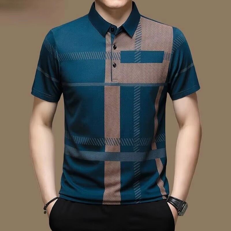 Camisetas Polo de Manga Corta para Hombre con Logo Bordado OEM de Seda Personalizado para Verano, Polo de Golf Liso Transpirable con Sublimación