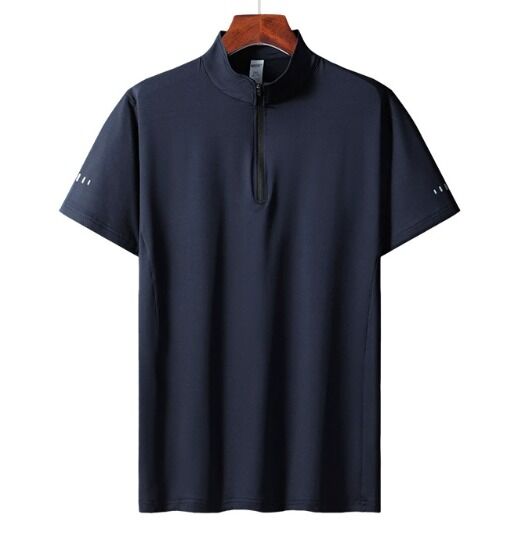 Camisas Polo Deportivas Casuales para Hombre de Manga Corta de Secado Rápido