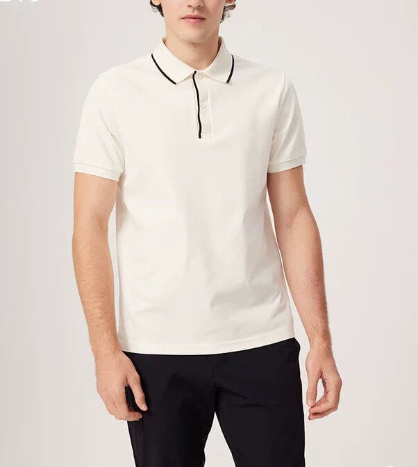 Primavera y verano Nuevo negocio ligero Manga corta Camisa de polo masculina