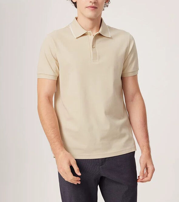 Primavera y verano Nuevo negocio ligero Manga corta Camisa de polo masculina