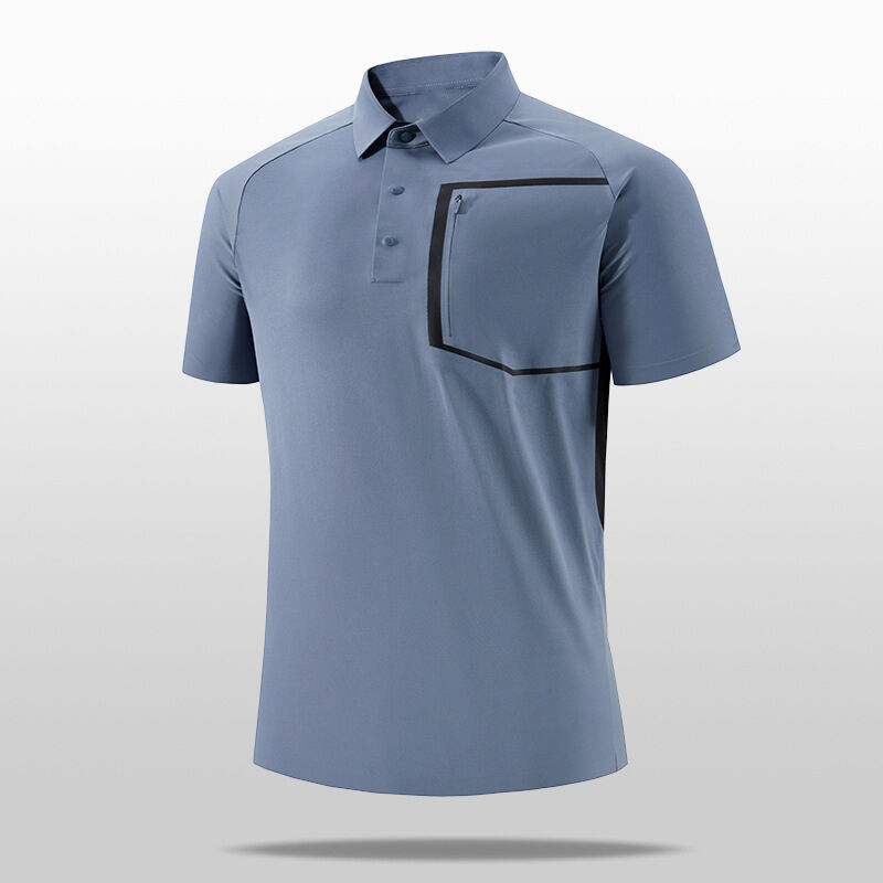 Camisa Polo de Punto de Manga Corta para Hombre, Nueva de Verano, con Cuello Bloqueado por Color para Hombre Casual