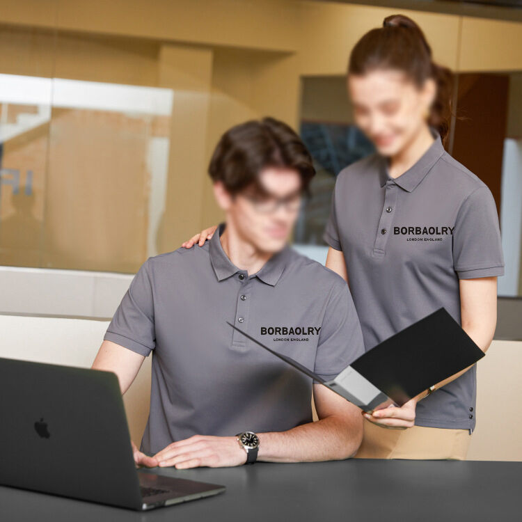 Camisa Polo Personalizada de Algodón para Hombre, Diseño de Uniforme de Oficina, Camiseta Polo Lisa, Camiseta Polo de Algodón con Tejido de Panal